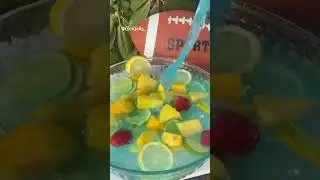 Super Bowl Punch! #superbowl #punch #drink #cocktail #shorts