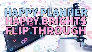 Happy Planner Spring Release 2023 - Happy Brights Flip Through - Planner, Zip Folio & Companion Pack