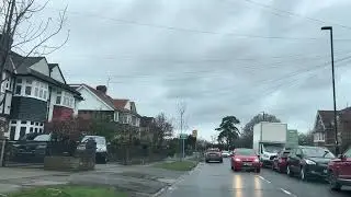 Driving in Rosehill and Morden/ Surrey uk 