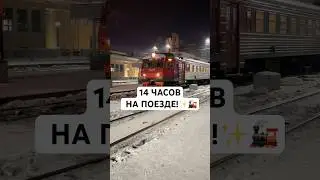 14 ЧАСОВ НА ПОЕЗДЕ!✨🚂 #путешествия #travel #рекомендации #2026 #зима #winter #топ #поезд #поездка