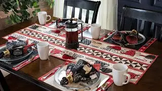 How to Make a Pinwheel Stripe Table Runner | a Shabby Fabrics Tutorial + FREE Pattern