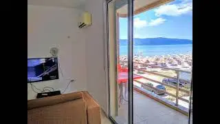 Two bedrooms apartment in a beachfront building.