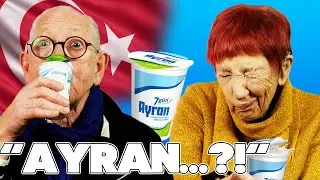 Deutsche Senioren probieren Türkisches AYRAN | Oma Geht Steil 🚀