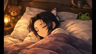 Demon Slayer Inspired Lullaby 🌙 Cozy Anime Sleep Music | Gentle Bedtime Ambience