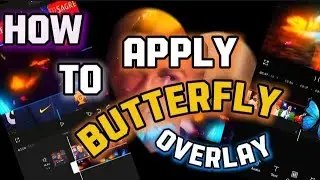 HOW TO APPLY BUTTERFLY 🦋 OVERLAY TUTORIAL IN CAPCUT!#edit #CAPCUT #subscribe #tutorial #video #views