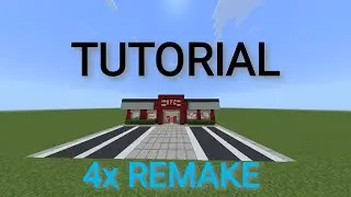Minecraft: Modern KFC Restaurant Build 4x Remake