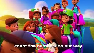 Counting on the Bus 🚍 | Fun Numbers Song for Kids | Learn to Count 1-10