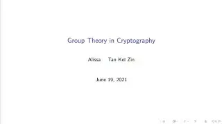 Learn2Learn: Group Theory in Cryptography