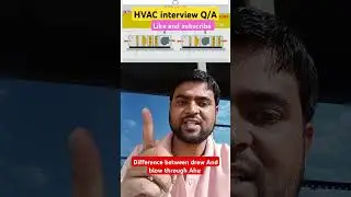 difference between draw through and blow through Ahu