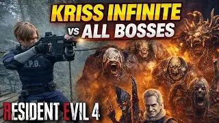 KRISS SMG MAX LEVEL vs ALL BOSSES &ndash; Resident Evil 4 Remake (PRO MODE)