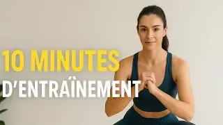 10 MINUTES D'ENTRAINEMENT MATINAL DE ROUTINE #SansSaut #RoutineFitness #ExerciceDouce #ModeDeVieSain