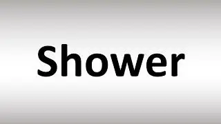 Shower Correct Pronunciation