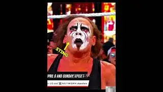 Sting rocked HHH shocked💀|editz #wwe #shorts