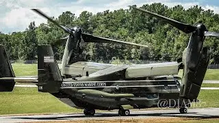 V22 Ospreys | HMX-1 take off from Ocala Airport