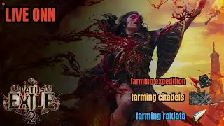 LIVE ON - JOGANDO PATH OF EXILE 2 / BLOOD MAGE SPARK COMET / FARM EXPEDITION
