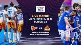 ENGLISH COMMENTARY || Men's Hero Hockey India League 2026 || Match 23 || LANCERS VS DRAGONS