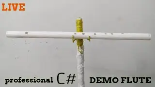 PROFESSIONAL FLUTE MAKING - LIVE | PVC Pipe | Performance - video in hindi