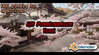 GH Pixelizer V.1.2.2 Addon for Blender. Functions showcase.
