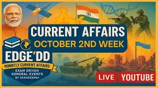 HPAS | HP Allied | HP NT &ndash; Current Affairs October 3rd Week 2025 | Jokta Academy by Desh Deepak Sir