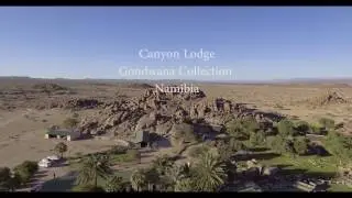 Aerial Video flyover of Canyon Lodge, Gondwana Collection Namibia