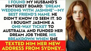 I Found My Husband's Pinterest Board： ＂Dream Wedding With Jasmine＂—My Best Friend's Name. He