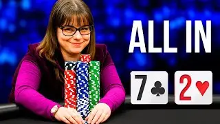 This TEEN Girl DESTROYED World POKER Champions...With AGGRESSION
