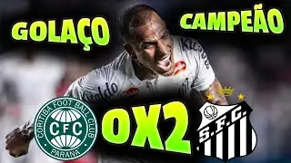 CORITIBA 0 X 2 SANTOS DE VOLTA ASERIE A COM PINTA DE CAMPE&Atilde;O