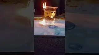 Trick with plastic glass and water 💦#viral #trending #new #shorts