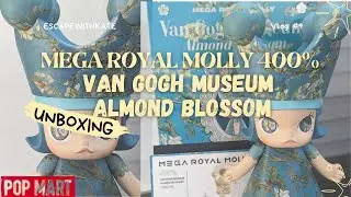 UNBOXING MEGA ROYAL MOLLY 400% Van Gogh Museum Almond Blossom