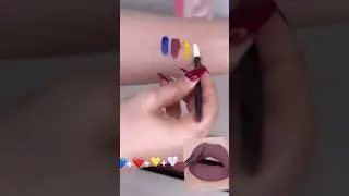 Primary colour ko mix karke kese ek naya lip stick colors bana sakte hai #lipstickhacks