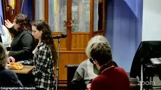 Shabbat candlelighting and service