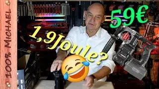 Nicht schlecht, Parkside, aber das sollen 1,9 Joule sein?