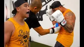 TAKING MORE PUNCHES IN TRAINING ft. Ron Scolesdang