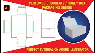 Perfume, Chocolate,  Honey Box | Multipurpose Packaging Box Design in Illustrator Tutorial!