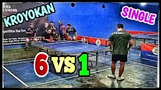 Tarung Kroyokan VS Single Voor 4 lll Ugal Ugalan 6 VS 1 🏓