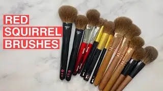 Comparing all my Current Red Squirrel Brushes - Featuring the Koyudo Year of the Rabbit 🐇 Brush Set