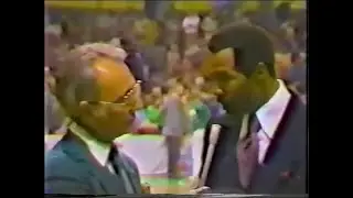 Jo Jo White - Boston Celtics Jersey Retirement and Interview with Bob Cousy *POOR AUDIO* (1982)
