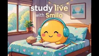 Study Live With Smilo | Cozy Lofi Study Room | Focus & Calm Background
