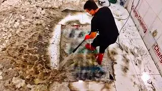 ULtra strong dirt remover foam explosion carpet cleaning experience