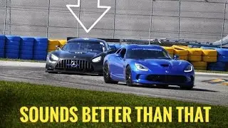 9L Viper BRUTAL sounds on Miami track | POV, Flybys, V10 tire shredding!