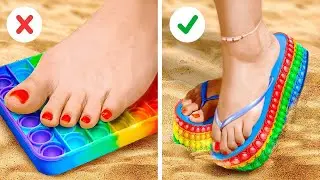 試してみたい夏のハック！🌊簡単で楽しい 🏖️ ５分でできるDIYで遊ぼう