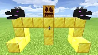 How to make a gold golem in Minecraft