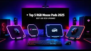 Top 5 Best RGB Mouse Pads 2025 🔥 | Ultimate Gaming Desk Upgrade!