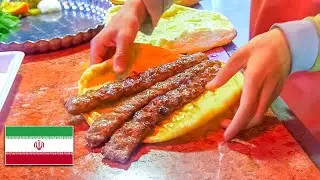 Juicy Kebabs and Fresh Breads!  🤤 -Iran Street Food