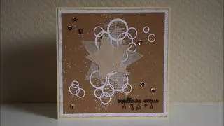 [TUTO CARTERIE #8] Carte tout en craft, or et blanc