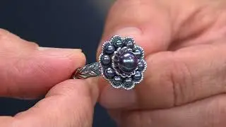 Artisan Crafted by Robert Manse Sterling Silver Cultured Pearl Ring on QVC