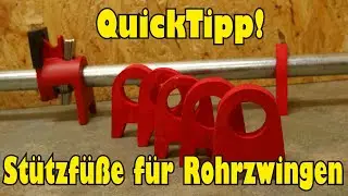QuickTipp St&uuml;tzf&uuml;&szlig;e f&uuml;r Rohrzwingen
