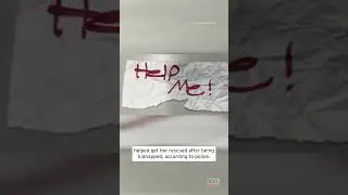 Teen&rsquo;s 'Help Me' Note Saves Her From Kidnapping: Cops #shorts
