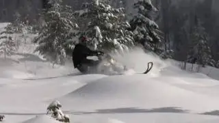 Best Snowmobile Deep Powder Video Clip # 2 Original Music!