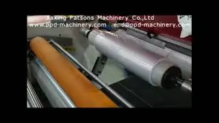 Automatic pre stretch film rewinder PPD machinery